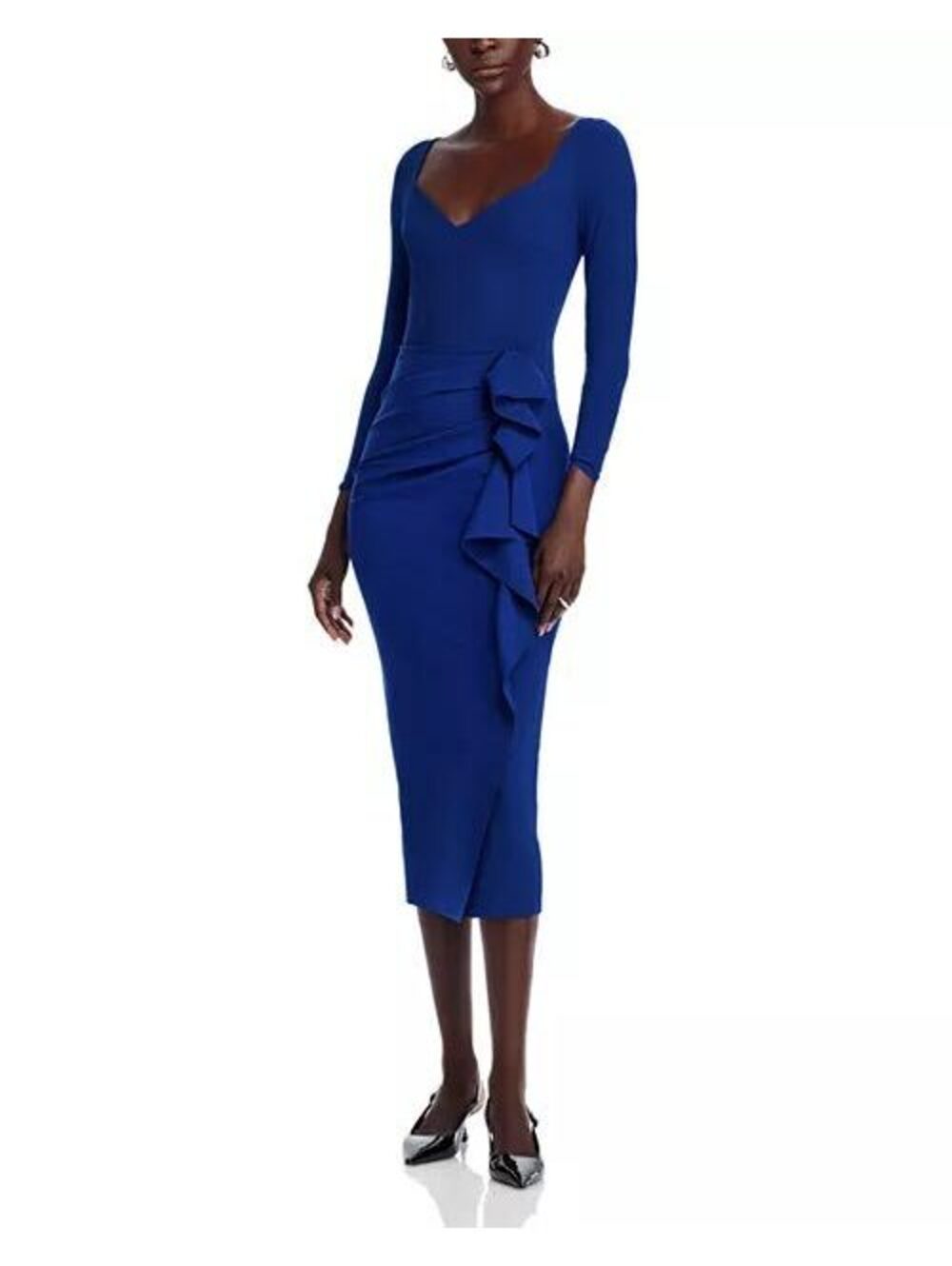 CHIARA BONI LA PETITE ROBE Silvheart Midi Dress blue
